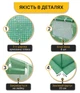 Посилена садова теплиця парник LEOBRO Garden 10м2 Green (LB-10M25) (LEO_LB-10M25) - изображение 3