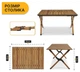 Розкладний туристичний стіл LEOBRO Camp Wood L (LB-1067) (LEO_LB-1067) - изображение 2