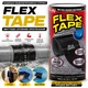 Надміцна водонепроникна стрічка FLEX TAPE 20 см для ремонту труб, даху та басейнів - зображення 3