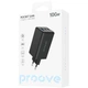 Сетевое зарядное устройство Proove Pocket GaN Max 100W (2xType-C + USB) с быстрой зарядкой PD 3.1 и QC 4.0 для 3 устройств, black - изображение 2