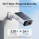 Уличная Wi-Fi камера Baseus Security S1 Lite 2K с солнечной панелью - смарт-камера с зумом, AI-детекции движения, защита IP67 - изображение 2