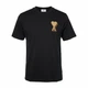 Чоловіча футболка AMI Paris Ami De Coeur Patch Big A Heart T-Shirt чорна розмір M (AP12004.1M) - зображення 1