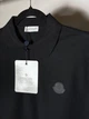 Чоловіча футболка поло MONCLER Black Logo Cotton Piquet Polo Shirt чорна розмір XL (MC13001.3XL) - зображення 4