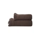 Рушник Lotus Home - Rius dark brown темно-коричневий 50x100 - изображение 7