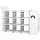 Детский стеллаж для хранения Splash Mealux KD-E054 White 192х114х32 см - изображение 1