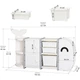 Детский стеллаж для хранения Swimo Mealux KD-E017 White 147х32х83 см - изображение 2