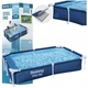 Каркасний басейн Bestway Steel Pro 56401 221×150×43 см прямокутний синій - зображення 7