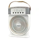 Портативний настільний вентилятор-кондиціонер Portable Cold Fan з контейнером для льоду, зволожувачем та ароматизатором White (27,020,0см) (з вбуд. акум.) - зображення 1