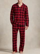 Пижама (рубашка + брюки) мужская хлопковая Ralph Lauren 491571820 L Красная (491571820) - изображение 1