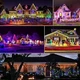 Уличная светодиодная гирлянда на солнечной батарее 200 LED 22 м Warm White - изображение 4