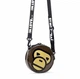 Двусторонняя сумка через плечо Bape Baby Milo в коричневом цвете. - изображение 2