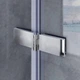 Шторки скляні на ванну Koer SR BS05-90x140-TR-01 прозоре скло Easy Clean 6мм, хром (KR5372) - изображение 4