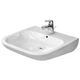 Умивальник підвісний інклюзивний DURAVIT D-Code 600x555x155мм напівкруглий білий 23126000002 - зображення 1