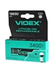 Акумулятор Li-Ion 3.7V 18650 Videx 3400 mAh з захистом - зображення 1