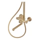 Душевая колонна со смесителем Zerix Rex-009-J Brushed Gold из нерж. стали (Цвет мат. золото) (ZX6125) - изображение 5