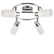 Люстра потолочная Light House SH-20627/4 CR 480*480*170 E14 хром, плафоны белые - изображение 2