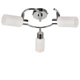 Люстра потолочная Light House SH-20627/3 CR 460*460*170 E14 хром, плафоны белые - изображение 2