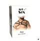 Art of Sex Ares, чорний, L-2XL, натуральна шкіра - изображение 4