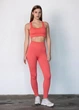 Спортивний жіночий топ Giulia Flex top «Cut-Out Fit» B03 S Red-coral, еластичний топ в рубчик, для тренувань, для фітнесу - зображення 5