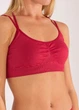 Жіночий безшовний топ з перехресними бретелями Giulia FLEX TOP ACTIVE XXS/XS Bordo-winterberry - зображення 3
