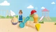 Klocki Playmobil Junior Lodziarnia z piasku 7 elementów 72006 (4008789720061) - obraz 11