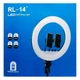 Кольцевая лампа Fill Light RL-14, Черный - 543176 - изображение 2