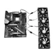 Сплиттер питания вентиляторов ID-Cooling FS-04, Черный - 395861 - изображение 2