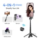 Штатив-трипод XO SS21 Mini Selfie Stick, Чорний - 593591 - зображення 6