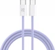 Кабель Make Type-C to Type-C PD 65W Nylon 1 м Purple (MCB-CN1PL) - зображення 2