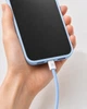 Кабель Make Type-C to Type-C PD 65W Nylon 1 м Blue (MCB-CN1BL) - зображення 3