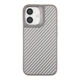 Чохол Premium Kajsa Glamorous Collection Straw Mat Pattern with MagSafe для iPhone 17 Grey - изображение 1
