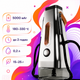 Кальян Enso Black электронный 5000 мАч Энсо современный кальян Черный с регулировкой от 180 до 330 °C автономность до 2 часов без угля - изображение 2