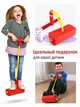 Дитяча стрибалка Frog Jump Pogo Stick Moby Jumper синя зі звуком тренажер для стрибків та балансу - зображення 5