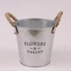 Кашпо металеве з ручками Flowers & Garden - зображення 2