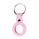 Брелок для AirTag Silicone Key Ring, Розовый - 333284 - изображение 1