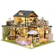 Конструктор-румбокс с LED-подсветкой кукольный японский дом с садом DIY House DM-1210 Multicolored - изображение 2