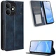 Чехол-книжка Deexe Retro Style для Realme Note 80 - Blue - изображение 2