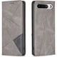 Чехол-книжка с карманами UniCase Geometric Pattern для Realme 16 - Grey - изображение 1