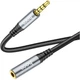 Кабель-удлинитель Hoco UPA20 3.5mm Audio Cable male to female 2m Metal Gray (762160) [170201] - изображение 2