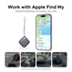 Смарт трекер UGREEN Smart Finder Black CM816 для пошуку речей Apple Find My розумний брелок набір з 4 шт (SKU-029) - изображение 2