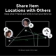 Смарт трекер UGREEN Smart Finder Black CM816 для пошуку речей Apple Find My розумний брелок набір з 4 шт (SKU-029) - изображение 4
