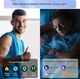 Смарт-годинник Poounur T80 з 1.95" HD дисплеєм Bluetooth дзвінками водонепроникний IP68 120 спортивних режимів чорний (SKU-143) - изображение 7