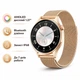 Смарт-годинник Fitpolo DR03 з AMOLED 1.27" дисплеєм Bluetooth дзвінками водонепроникний IP68 з підтримкою Android IOS круглий бронзове золото (SKU-141) - изображение 2