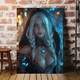 Интерьерная картина Киберпанк-тян, AI-girl, 60×43 см (id6932) - изображение 1