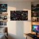 Постер Дота 2, коллаж из всех персонажей, Dota 2, декор комнаты геймера, A3 24×42 см (id2406) - изображение 2