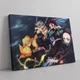 Интерьерная картина Истребитель демонов, Demon Slayer: Kimetsu no Yaiba, аниме, декор комнаты подростка, 43×60 см (id5364) - изображение 2