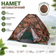 Палатка автоматическая 3–4-местная туристическая самораскладывающаяся Camping LION HX-8140 190×190×130 см, быстросборная, камуфляжная - изображение 1