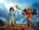 Zestaw zabawek Playmobil Duo Pack Pojedynek Novelmore vs. Burnham 15 elementów 71884 (4008789718846) - obraz 3