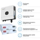 Система хранения энергии Growatt SV-1GR6K1-LGR10K1-1 6kW 10.2kWh 2BAT LiFePO4 6000 циклов (SV-1GR6K1-LGR10K1-1) - изображение 5