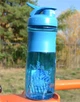 Шейкер спортивний (пляшка) BlenderBottle SportMixer Flip 28oz/820ml Cyan - зображення 6